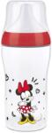 Nuk Бебешко шише Nuk Perfect Match - Temperature Control, 260 ml, PP, 3+м, Мини, червено (10216336) - ozone