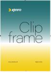 Kenro Clip kapcsos képkeret 13x18cm (KE-KCF002)