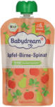 Babydream bio püré alma-körte-spenót 6 hónapos kortól - 100 g