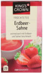 King's Crown Tea eper-tejszín ízben - 60 g
