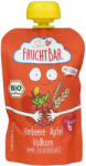 Fruchtbar Bio gyümölcspüré málna - alma - gabona 6 hónapos kortól - 100 g