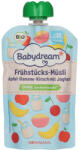 Babydream bio gyümölcs pure banán-cseresznye-joghurt-müzli 10 hónapos kortól - 100 g