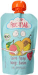 Fruchtbar Bio gyümölcspüré 6 hónapos kortól guava - papaya - mangó - banán - 100g