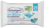 Babydream nedves törlőkendő 99°% vízzel - 20 db