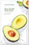 Nature Republic Real Nature hidratáló és tápláló maszk avokádó kivonattal - 23 ml