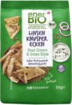 enerBiO lencse chips tejföl és hagyma ízesítéssel - 50 g