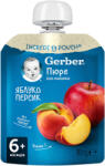 Gerber alma-barack gyümölcspüré 6 hónapos kortól - 90 g