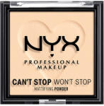 NYX Professional Makeup Can't Stop Won't Stop mattító púder, Fair
