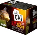 MyCat állateledel macskáknak csirkével és marhával - 1200 g