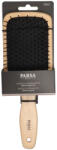 Parsa Beauty Paddle natúr kaucsukfa hajkefe - 1 db