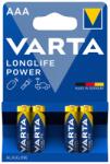 VARTA Longlife Power AAA LR03 1, 5 V nagy teljesítményű alkáli elem - 4 db