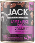 Jack állateledel kutyáknak bárányhússal és rizzsel - 800 g