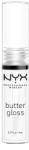 NYX Cosmetics Butter Lip Gloss ajakfény, Sugar Glass - 1 db