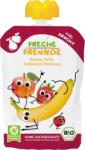 Freche Freunde Bio gyümölcspüré banán, alma, eper, málna - 100 g
