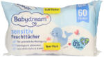 Babydream Sensitive törlőkendő (6x60 db) - 360 db