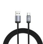 Tellur Cablu de Date / Incarcare Tellur Minimalist TLL155771 USB la USB-C 3A 1M Negru (TLL155771)