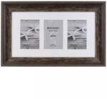 Kenro Bergamo Rustic Brown multi képkeret 3db 10x15 barna (KE-BERG1015BN-3)