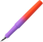 Faber-Castell Stilou Faber-Castell Poly Pen Flow FC241019, penita M, Violet/Portocaliu gradient (FC241019)