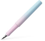 Faber-Castell Stilou Faber-Castell Poly Pen Flow FC241017, penita M, Bleu/Roz gradient (FC241017)