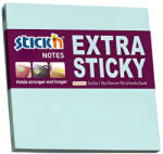STICK'N Notes autoadeziv extra-sticky, 76 x 76 mm, 90 file, Stick'n, Albastru pastel (HO-21663)