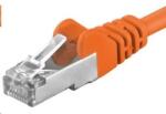 PremiumCord UTP CAT6A Összekötő Narancssárga 50cm sp6asftp005E (sp6asftp005E)