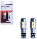 4Cars LED izzó HQ T10 CANBUS 9SMD 5730 white, 2 db (96788)