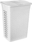 BranQ Téglalap Alakú Szennyeskosár BranQ 55L Pamut Antik Fehér - fizz