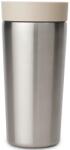Brabantia Make & Take duplafalú termoszbögre 360ml snap lid világos bézs BR244827 (BR244827)