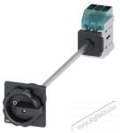 Siemens 3LD3448-0TK51 22kW szerelő lapra kivezetett hajtással fekete kar főkapcsoló - digitalko