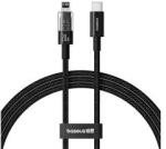 Baseus GEM adatkábel (USB - lightning, 20W, PD gyorstöltő, cipőfűző, 100cm) FEKETE (181599)