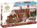 COBI Puzzle Cobi Klocki Set de Construit Cobi Roman Camp-Gate, 591 piese, 2 figurine, dimensiuni 260x120x155mm (COBI-20077) Puzzle