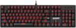 Defender Tastatura Defender Tastatură mecanică, Defender, QUEST GK-596, iluminare RGB, cablu detașabil, Negru (45597)