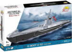 COBI Puzzle Cobi Klocki Set de Construit Submarin U-52 Type VIIB, Cobi, 474 piese, 46x4x11cm, multicolor (COBI-4852) Puzzle