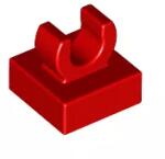 LEGO® 15712c5 - LEGO piros csempe 1 x 1 méretű klipsszel, lekerekített sarkokkal (15712c5)