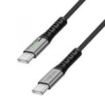 LogiLink USB 3.2 Gen2x2 Type-C apa-apa adat- és töltőkábel 20Gbps, 100W fekete 0.5m (CU0431) (CU0431)