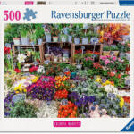 Ravensburger Puzzle Ravensburger din 500 piese - Piața de flori din Franța (12001815) Puzzle