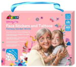 Mg Dystrybucja Jucarie creativa MG DYSTRYBUCJA Set stickere si tatuaje pentru fata - Gradina fantastica (NA248212)