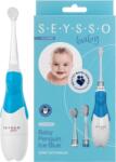 SEYSSO Seysso, Baby Penguin, periuta de dinti sonica pentru copii, Ice Blue, 0-3 ani