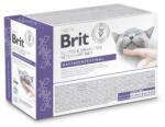 Brit Veterinary Diet Grain Free Gastrointestinal Cat Fillets in Gravy Lamb 12x85g macskák számára gasztroenterológiai problémákkal