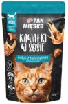 Pan Mięsko PAN MIĘSKO Pulykás-tonhalas szószos falatok nedves macskaeledel 85 g
