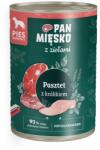 Pan Mięsko PAN MIĘSKO gyógynövényes nyulas pástétom kutyáknak 400 g