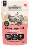 Wiejska Zagroda Superfoods Csirke garnélarákkal és macskagyökérrel nedves macskaeledel 100 g