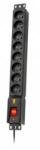Lestar Power strip LESTAR LXARM 810 G-A 3m Black