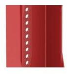 GRASSBERG Adjustable support 410-710 mm, red