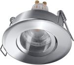 OSRAM Smart Matter Wi-Fi (2.4 GHz) GU10 RGBTW keret és spotlámpa szett, 4.7W, 250lm, IP65, kompatibilis a Smart+ alkalmazással és más Matter-kompatibilis platformokkal, Króm