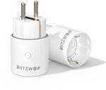 BlitzWolf BW-SHP16 WiFis okos aljzat, 16A, 3500W terhelhetőség és fogyasztásmérés