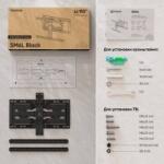 ONKRON Tv set acc wall mount /32-90/black sm6l-b onkron