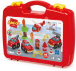 Ecoiffier Építőjáték kofferben Tűzoltóság Firefighter Suitcase Abrick Écoiffier 40 kiegészítő figurával és 4 járművel 18 hó-tól (ECO3359)