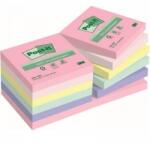Post-it 3M Eco-friendly Post-it® sticky notes, NATURE, pastel, 76x76mm, 12x100 cards