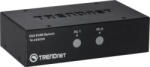 TRENDnet Switch KIT TRENDnet DVI KVM cu 2 porturi, TK-222DVK, DVI/Audio, 2 x USB 2.0, HD+, Black (tk-222dvk)